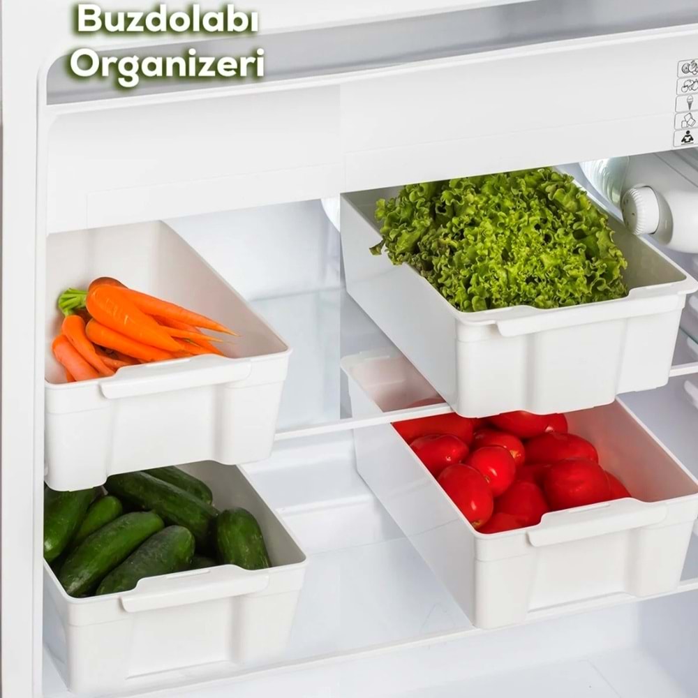 Porsima Te-229 Oeg-39-9 Büyük Beyaz Organizer 4 Lü Set