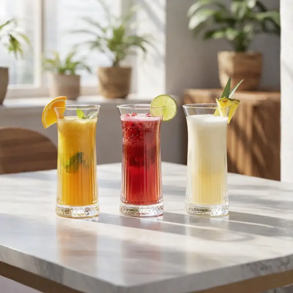Rayan Twılıght 3 Lü Meşrubat Bardak (8 Paket)