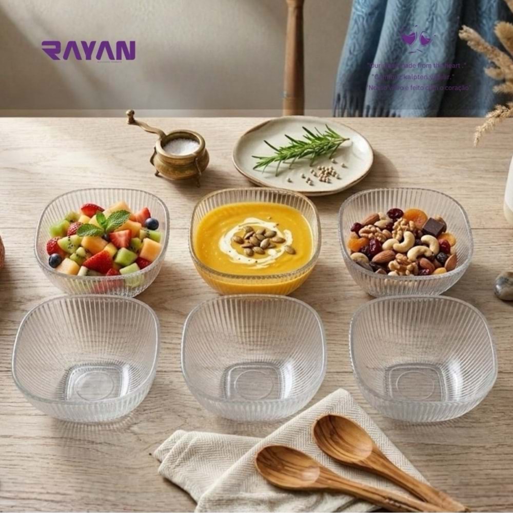 Rayan Venıce 6 Lı Kase (8 Paket)