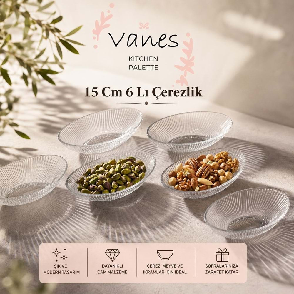 Vanes Mevsim 15 Cm Standlı Çerezlik (66 Lı)