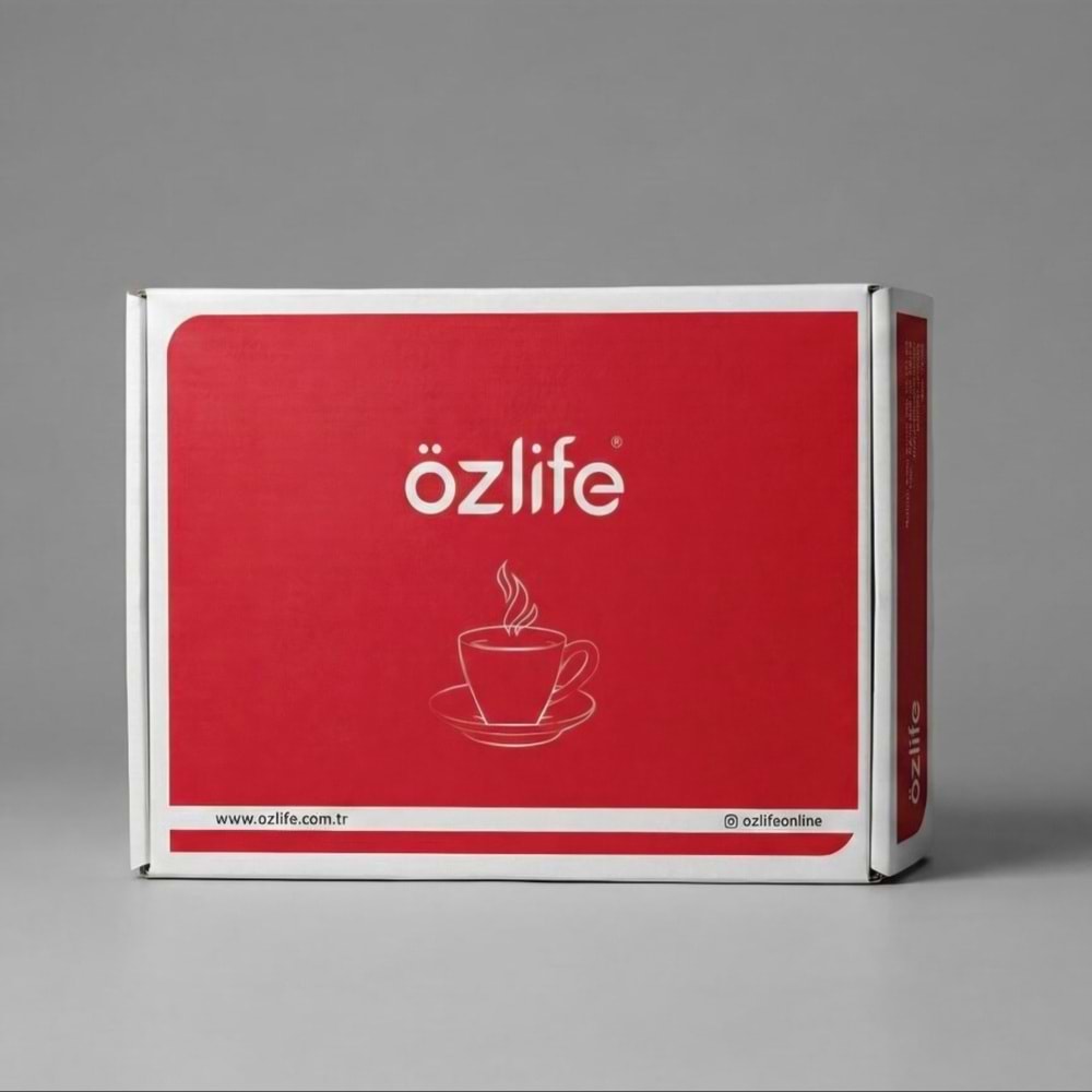 Özlife 9021 12 Prç Porselen Fincan Takımı (12 Adet)
