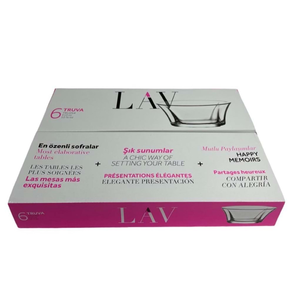 Lav Tru264E 6 Lı Kase (8 Paket)