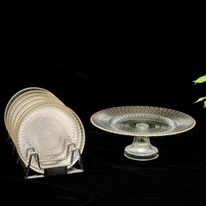 Vanes Aurora 7 Parça Ayaklı Sunumluk Ağız Yaldız (4 Paket)