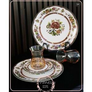 Herencıa 18 Parça Pasta Seti (4 Paket)