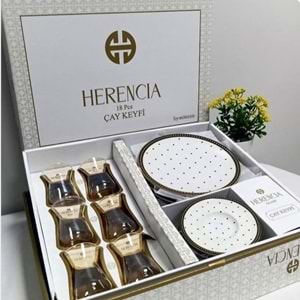Herencıa 18 Parça Pasta Seti (4 Paket)