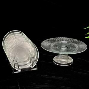 Vanes Aurora 7 Parça Ayaklı Sunumluk Şeffaf (4 Paket)