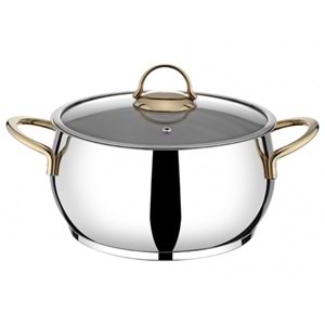 Vivaldi Tombo Derin 26 Cm Tencere Gold