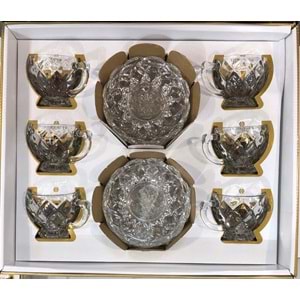 Herencıa 12 Parça Ahu Fincan Seti Sade (8 Paket)