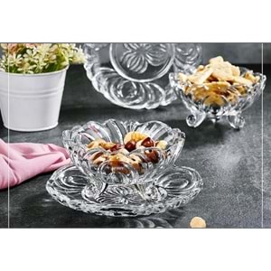 Herencıa Karanfil 12 Parça Ayaklı Çerez Seti (2 Paket)