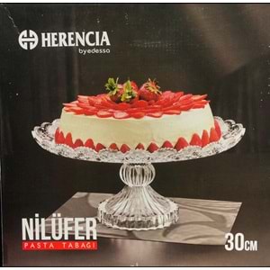 Herencıa Nilüfer 30 Cm Ayaklı Sunumluk (4 Paket)