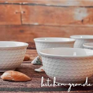 Seramik 12 Cm Petek Çorba Kasesi (36 Adet)