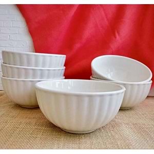 Seramik 12 Cm Bulut Çorba Kasesi (36 Adet)