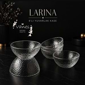 Vanes Larina 6 Lı Yuvarlak Kase (8 Paket)