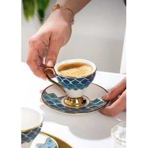 Porsima 2024IM00010 Marakesh 6 Lı Fincan Takımı