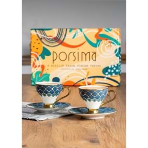 Porsima 2024IM00010 Marakesh 6 Lı Fincan Takımı