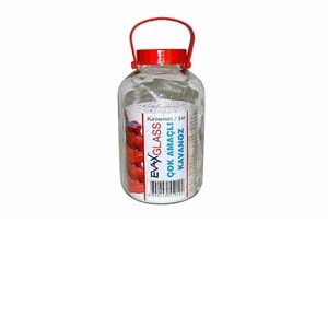 Evaxglass 8000Cc Cam Kavanoz (4 Adet)