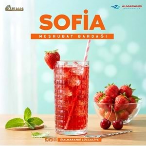Sofia Uzun Su Bardağı (4 Paket)