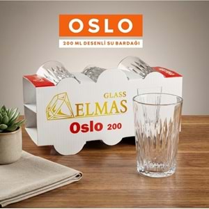 Elmas Oslo Su Bardağı (8 Paket)