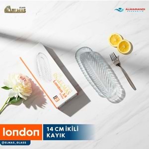 London 14 Cm 2 Li Kayık (24 Paket)
