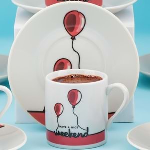 Ms Morry 03 Porselen Kahve Fincanı