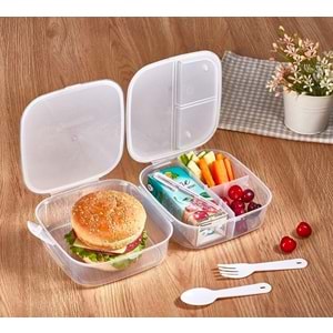 Porsima Org-148 Kiddy Şeffaf Beslenme Kutusu