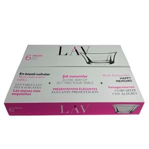 Lav Tru264E 6 Lı Kase (8 Paket)