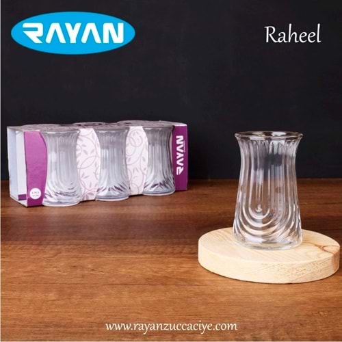 Rayan 6 Lı Bardak Elegance Raheel (12 Paket)