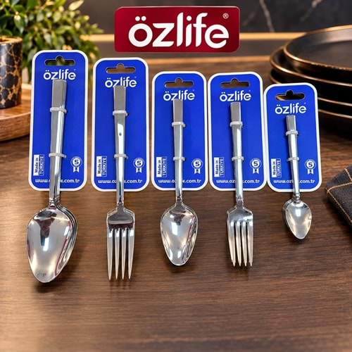 Özlife 3096 Asya 6 Lı Tatlı Kaşık (140 Adet)