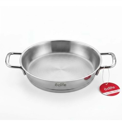 Özlife 534 Tressa 16 Cm Kapaksız Çelik Sahan (12 Adet)