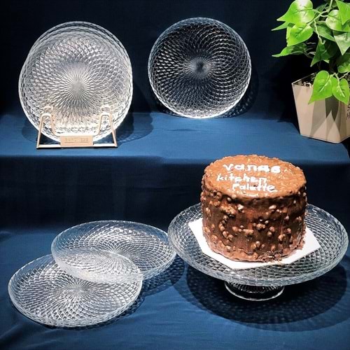 Vanes Rana Aden 7 Parça Ayaklı Sunumluk Şeffaf (8 Paket)