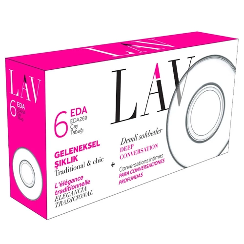 Lav Eda269F Çay Tabağı (12 Paket)