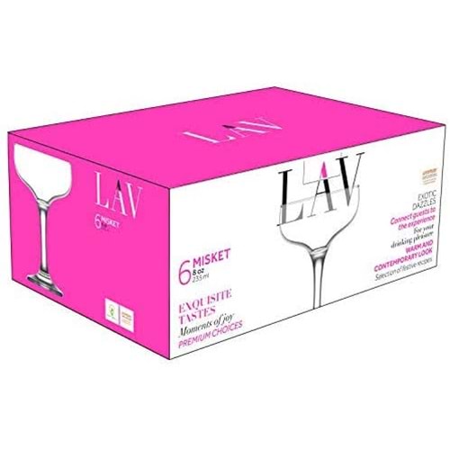 Lav Mis550F Ayaklı Bardak (4 Paket)