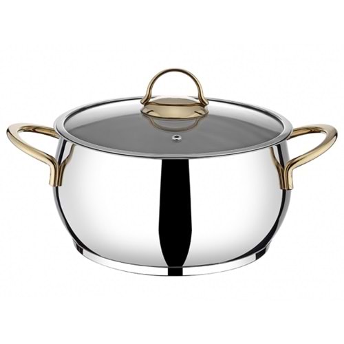 Vivaldi Tombo Derin 24 Cm Tencere Gold