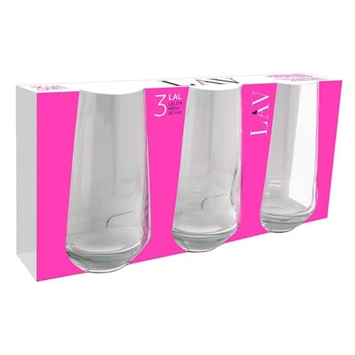 Lav Lal376A 3Lü Meşrubat Bardak (16 Paket)