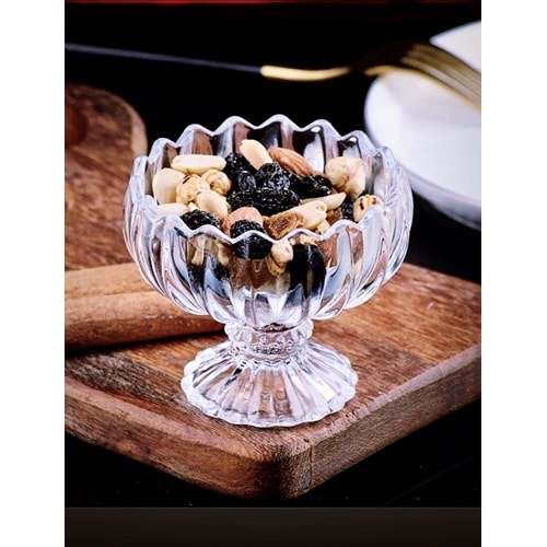 Herencıa Mimoza 6 Lı Ayaklı Sunumluk Şeffaf (6 Paket)