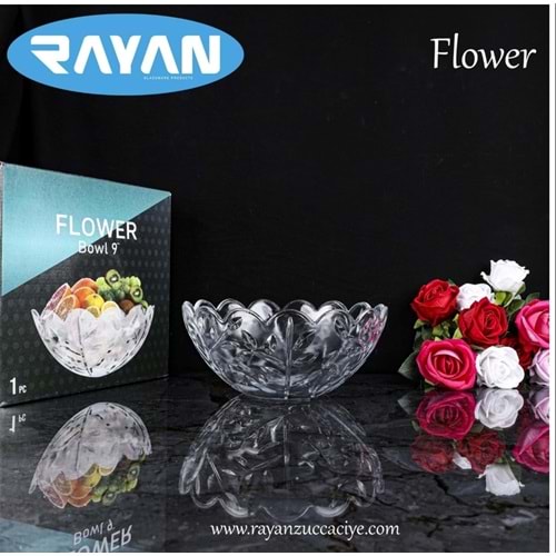 Rayan Flower Bowl 9 Tekli Meyvelik (8 Paket)