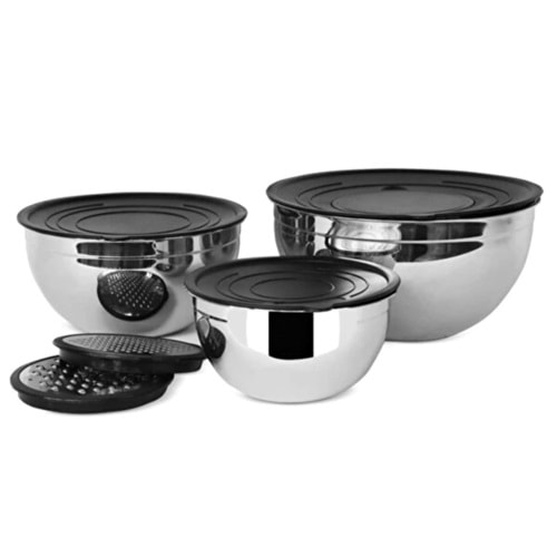 Sıla 9 Parça Rendeli Saklama Kabı (16/20/24 Cm)