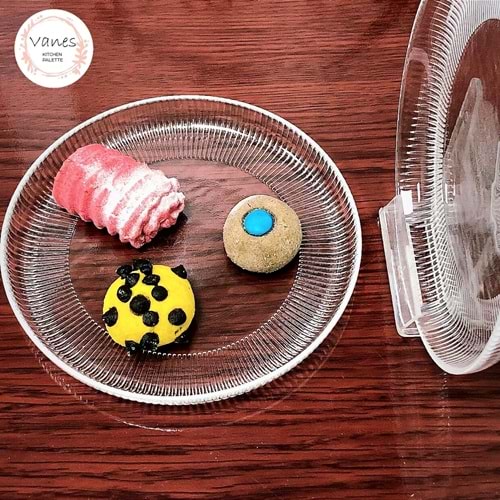 Vanes Sensu 16 Cm 6 Lı Pasta Tabağı Şeffaf