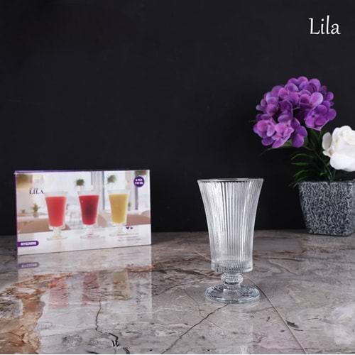 Rayan 6 Lı Bardak Lila (12 Paket)