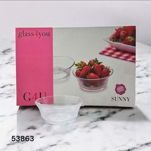 Paşabahçe 53863 Sunny 6 Lı Kase (8 Paket)