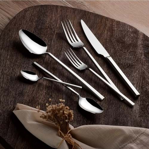 Sıla 602 Elit 90 Parça Kaşık Çatal Seti - Kutulu