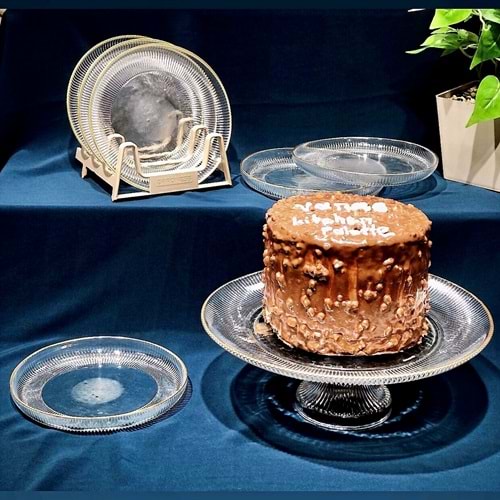 Vanes Rana Sensu 7 Parça Ayaklı Sunumluk Ağız Yaldız (8 Paket)