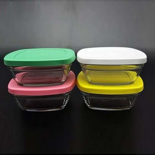Paşabahçe 96840 Puding 4 Lü Saklama Kabı (6 Paket)