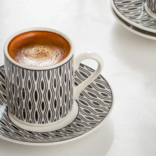 Perotti 2'Li Yx03 Porselen Kahve Takımı (Kutu)