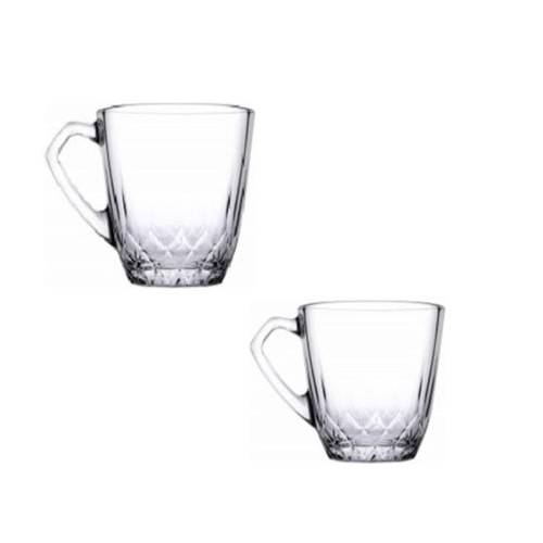 Paşabahçe 55733 Mercan 2Li Kulplu Bardak (12 Paket)