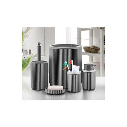 Leparis 3005 Goya 5 Prç Banyo Seti Gri (Kutu)