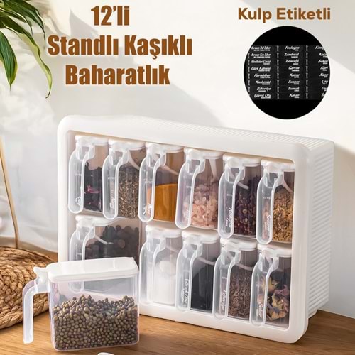 Porsima 1168 Beyaz Beyaz 12 Li Random Baharatlık