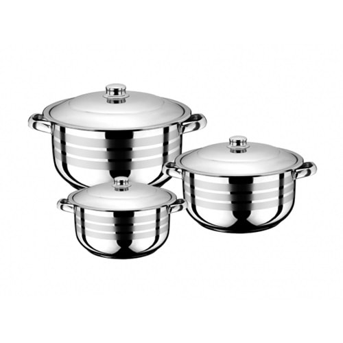 Royal Mega Set Boru Kulp Çelik Kapak 22 24 26