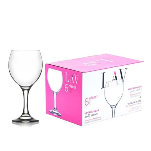 Lav Mis552F 6 Lı Ayaklı Bardak (4 Paket)