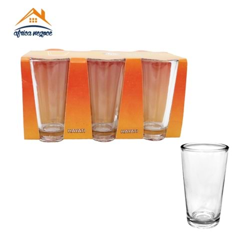 Mansoura Glass 0550006591 6 Lı Kahve Yanı Bardak 100Cc (12 Paket)